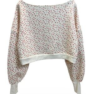 Blogilates Women's Dance Studio Off the Shoulder Sweatshirt